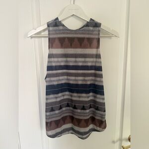 Tribal pattern muscle tank